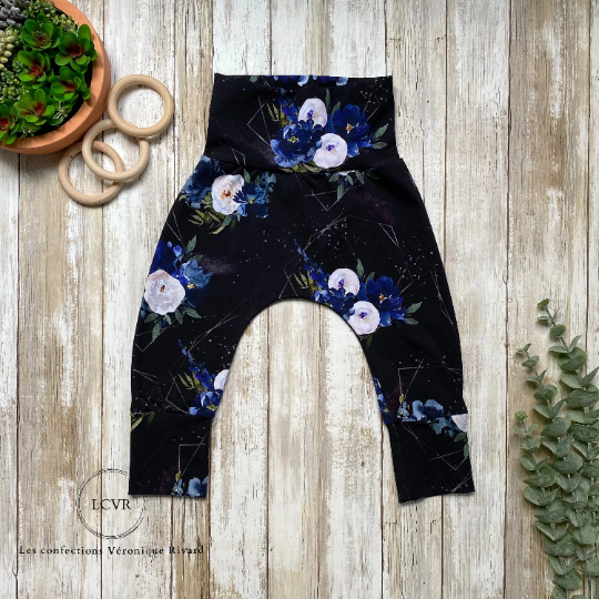 Pantalon Bouquet Bleu prêt à partir