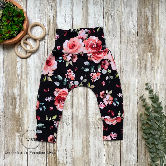 Pantalon Fleurs festives prêt à partir