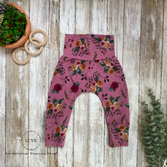 Pantalon Fleurs d'automne