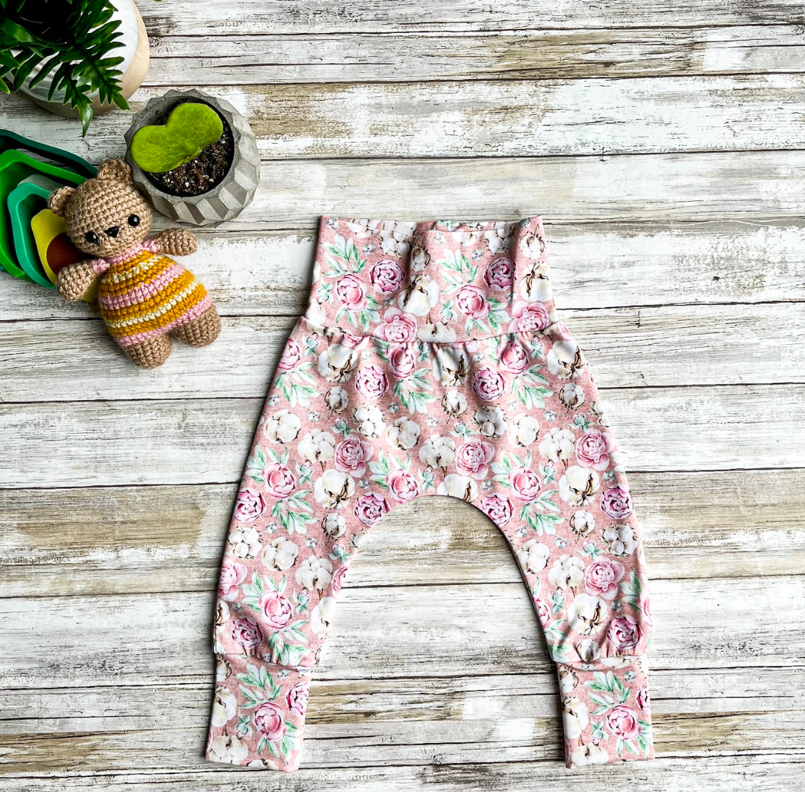 Pantalon Fleurs coton